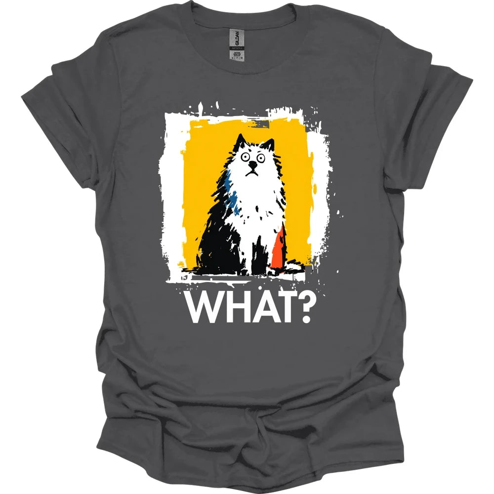 Samoyed - What Dog T-Shirt - Charcoal