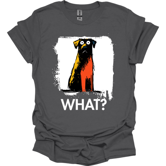 Chocolate Labrador - What Dog T-Shirt - Charcoal