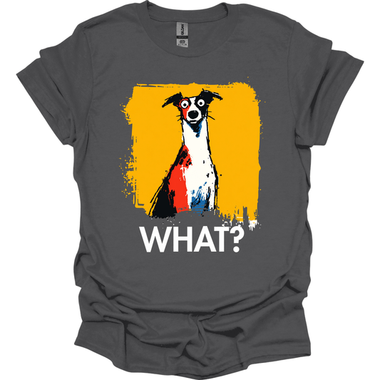Italian Greyhound - What Dog T-Shirt - Charcoal