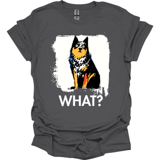 Australian Cattle Dog - What Dog T-Shirt - Charcoal