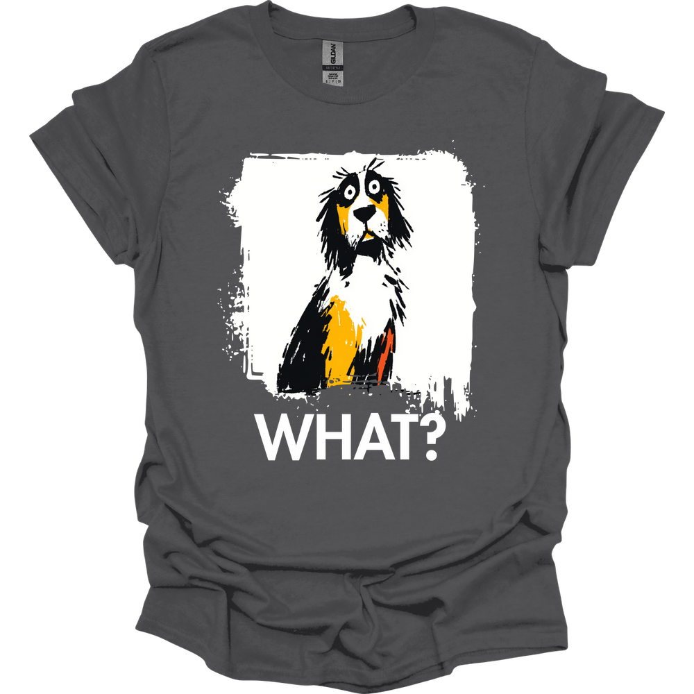 English Setter - What Dog T-Shirt - Charcoal