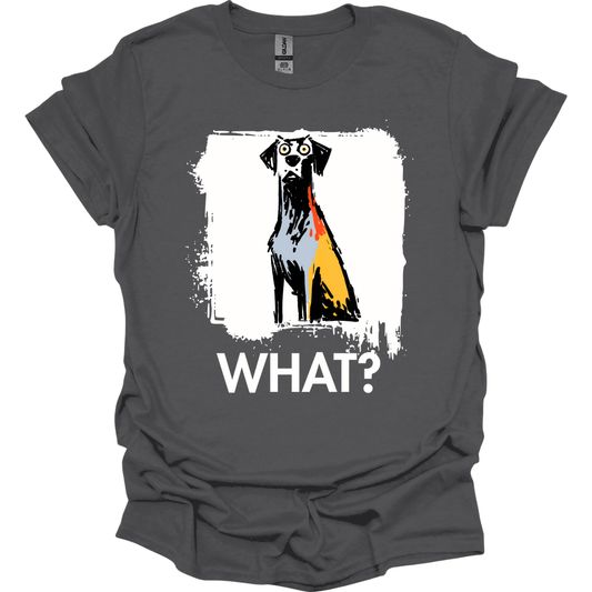 Weimaraner - What Dog T-Shirt - Charcoal