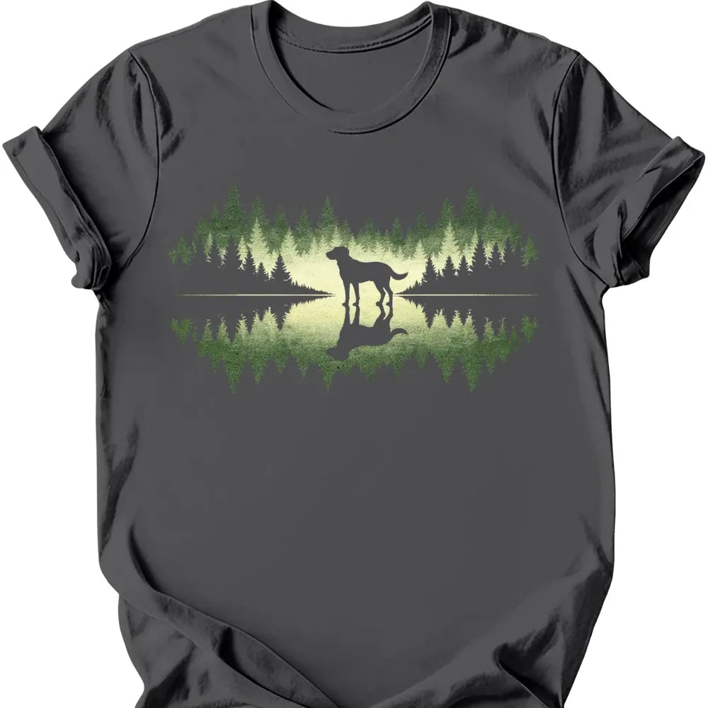 Forest Dog T-Shirt - Charcoal