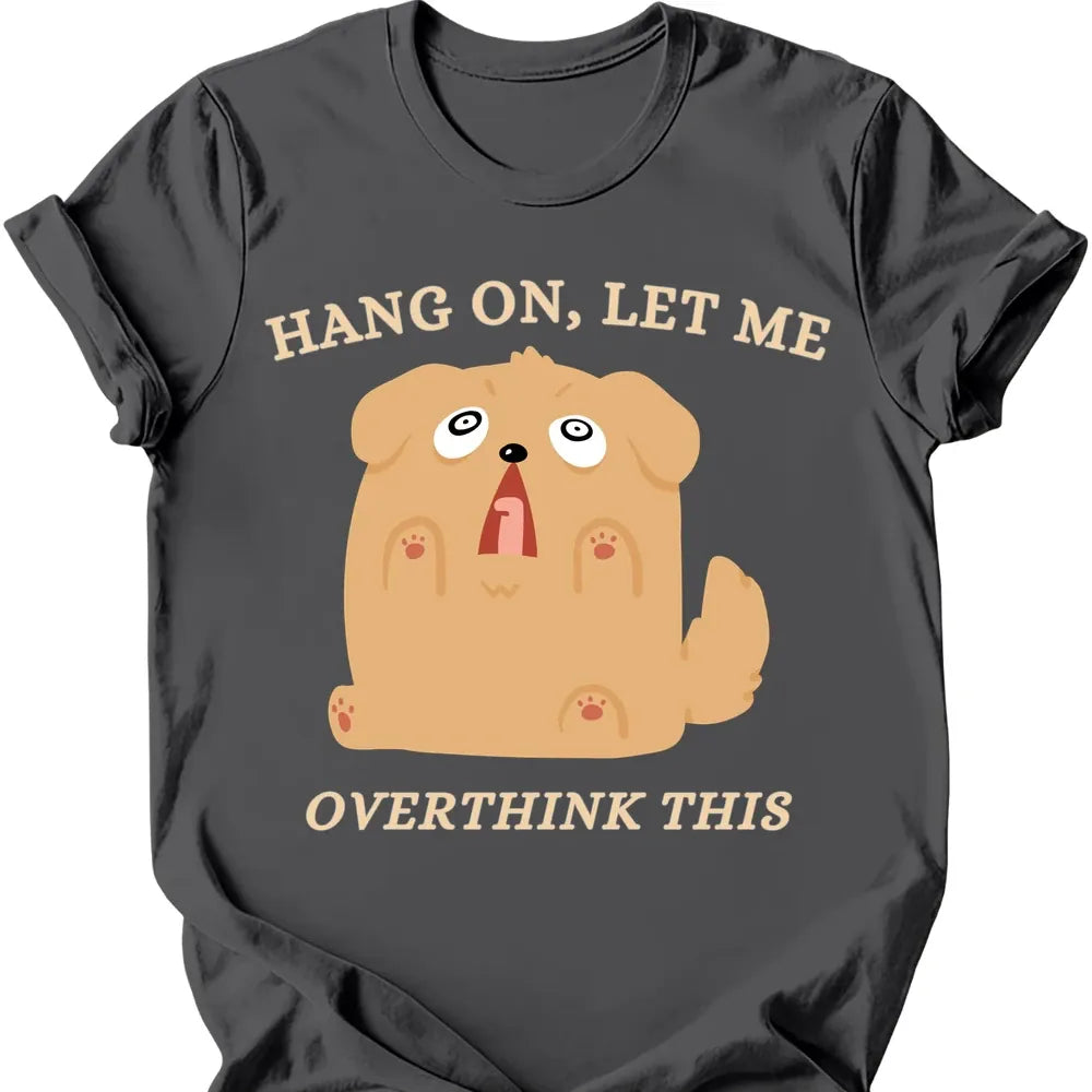Overthink This T-Shirt - Charcoal
