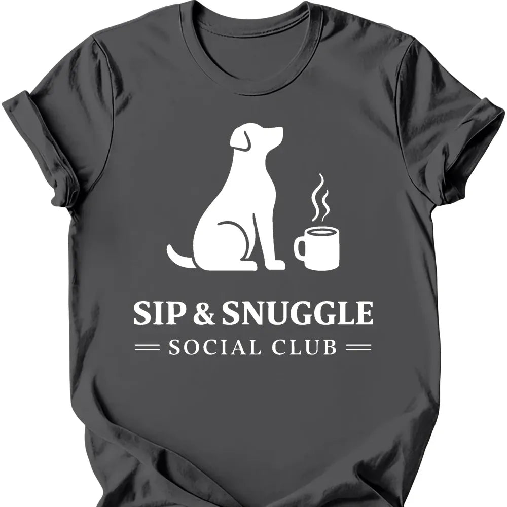Social Club T-Shirt - Charcoal