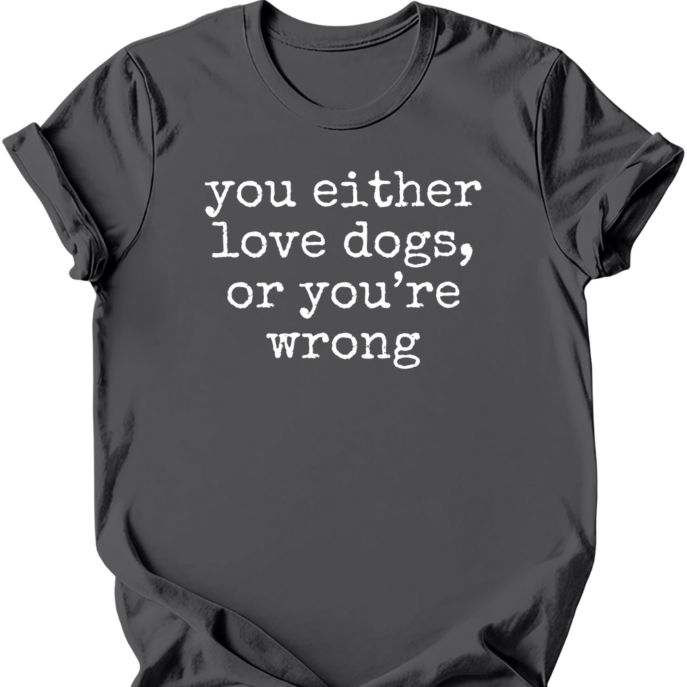 You're Wrong T-Shirt - Charcoal