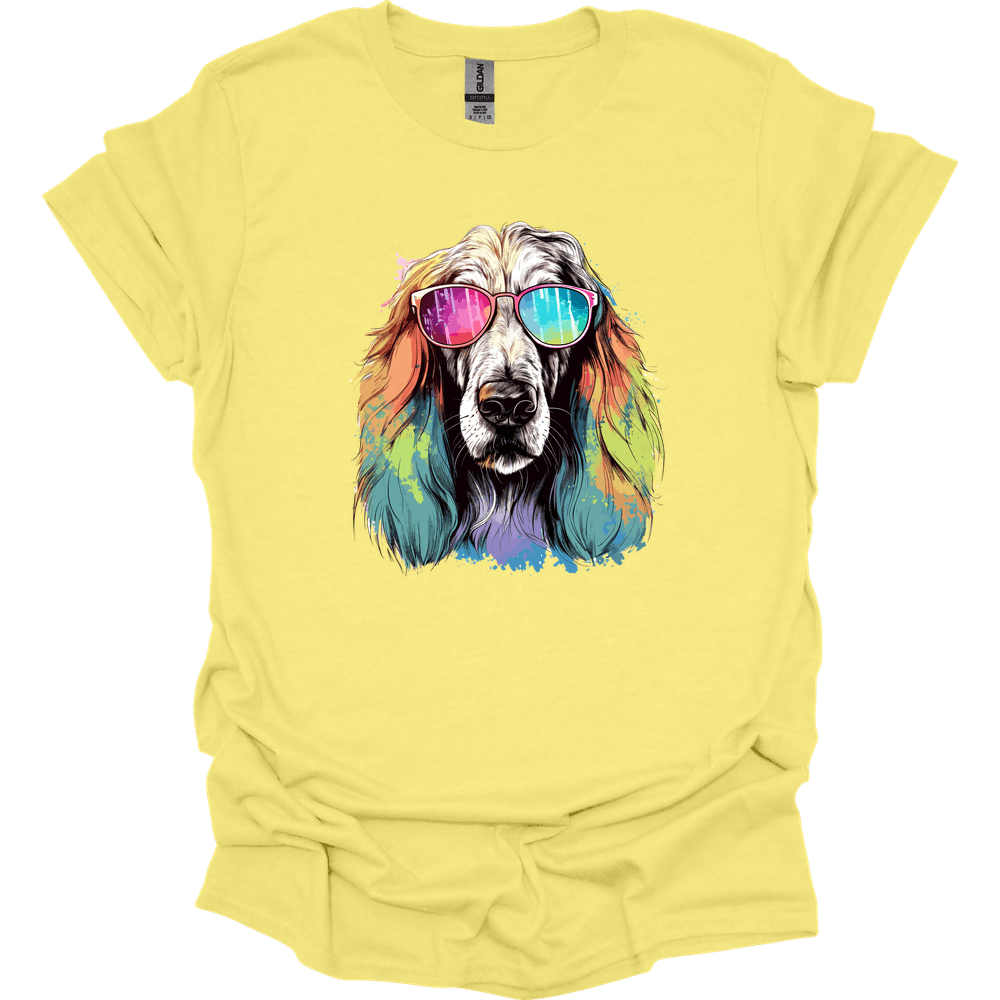 Afghan Hound - Top Dog T-Shirt - Cornsilk