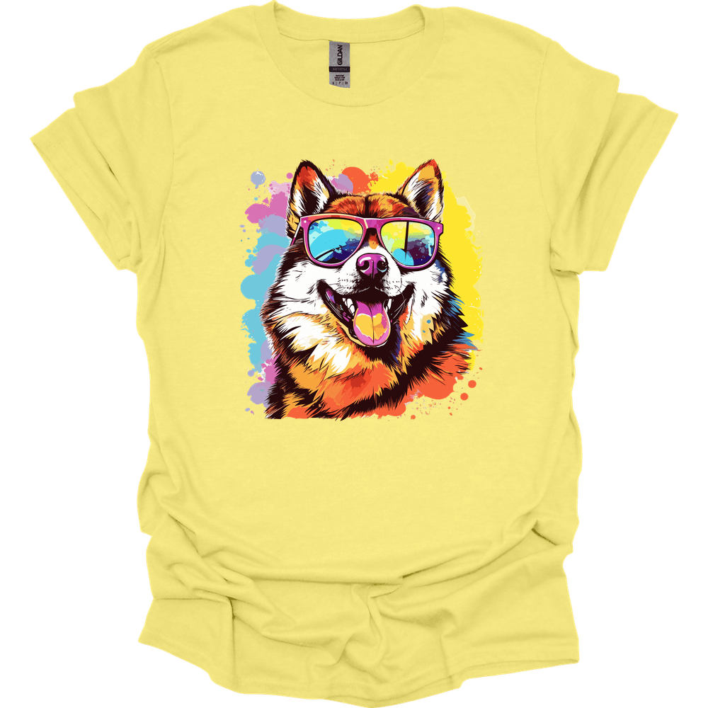 Akita Inu - Top Dog T-Shirt - Cornsilk