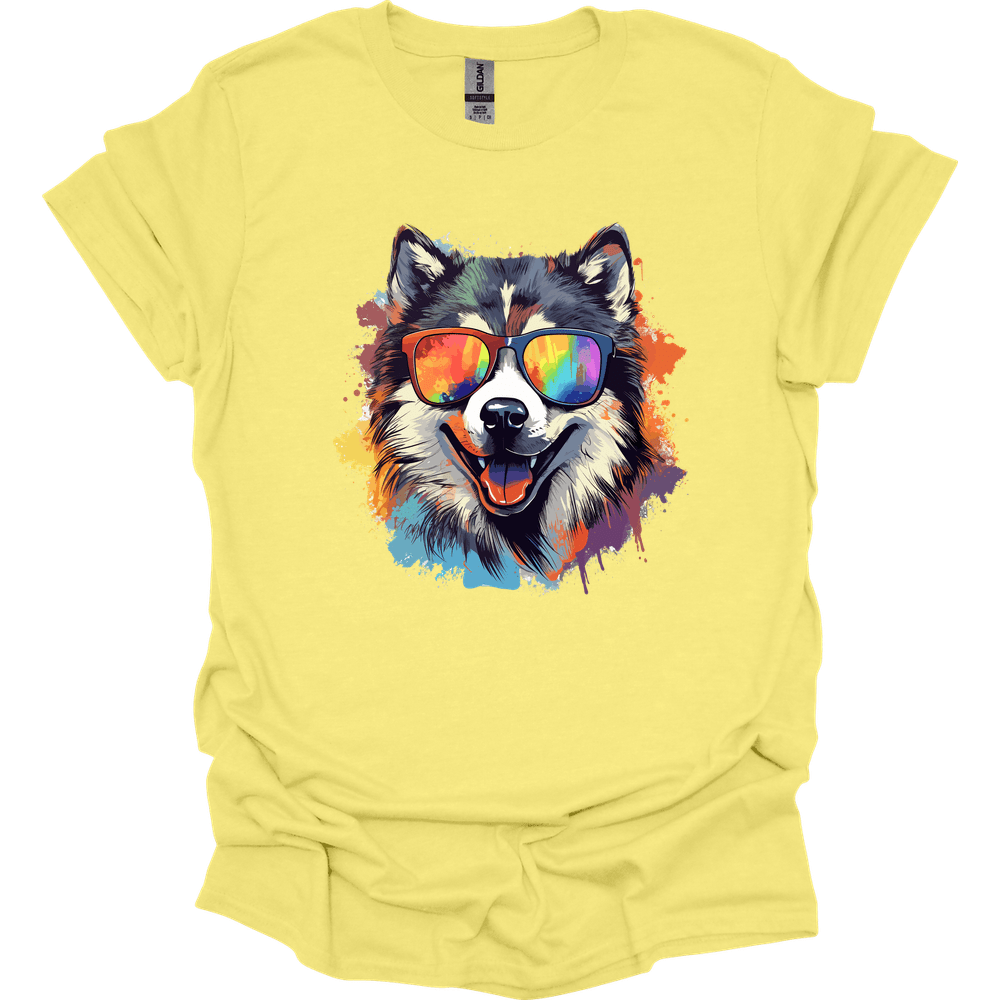 Alaskan Malamute - Top Dog T-Shirt - Cornsilk