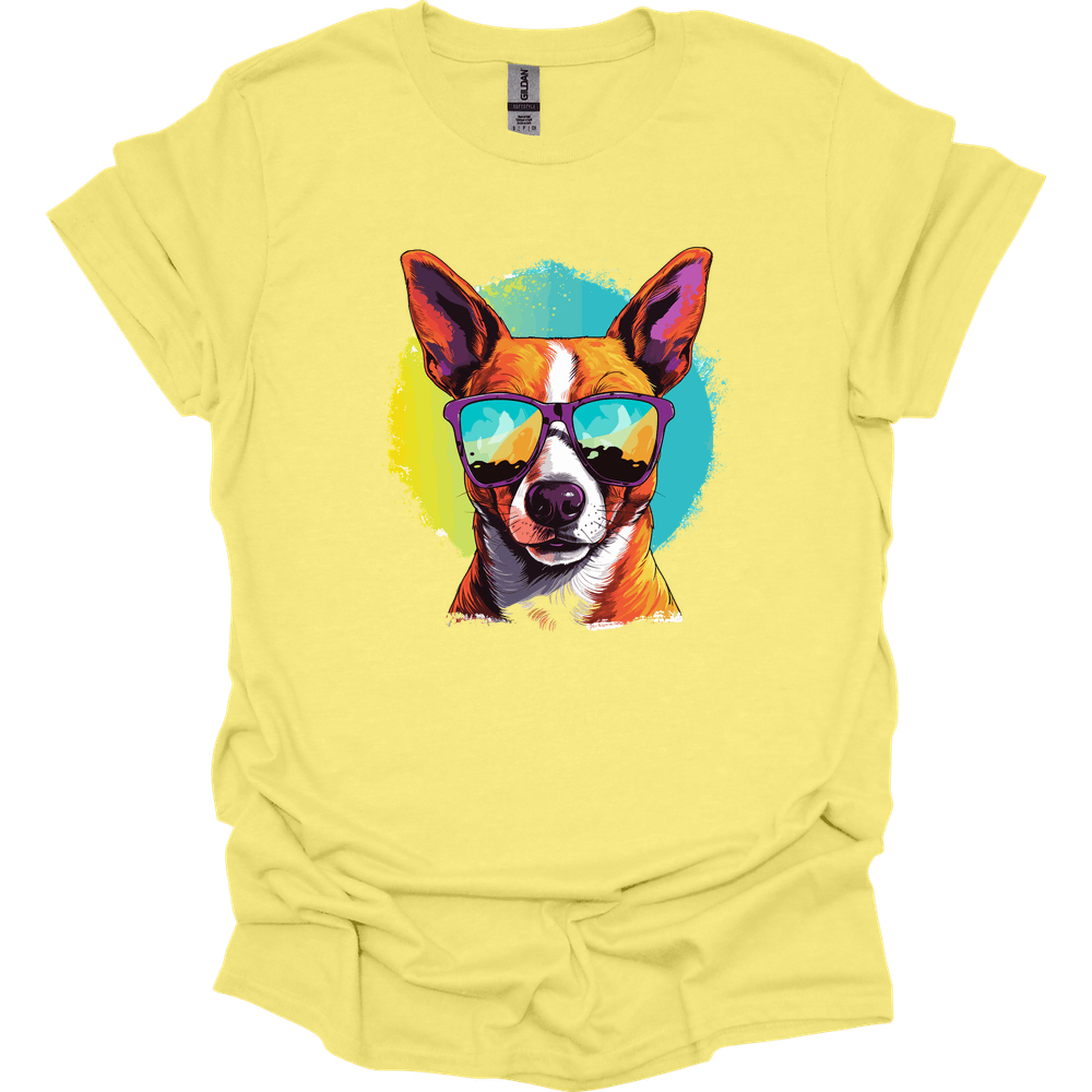 Basenji - Top Dog T-Shirt - Cornsilk