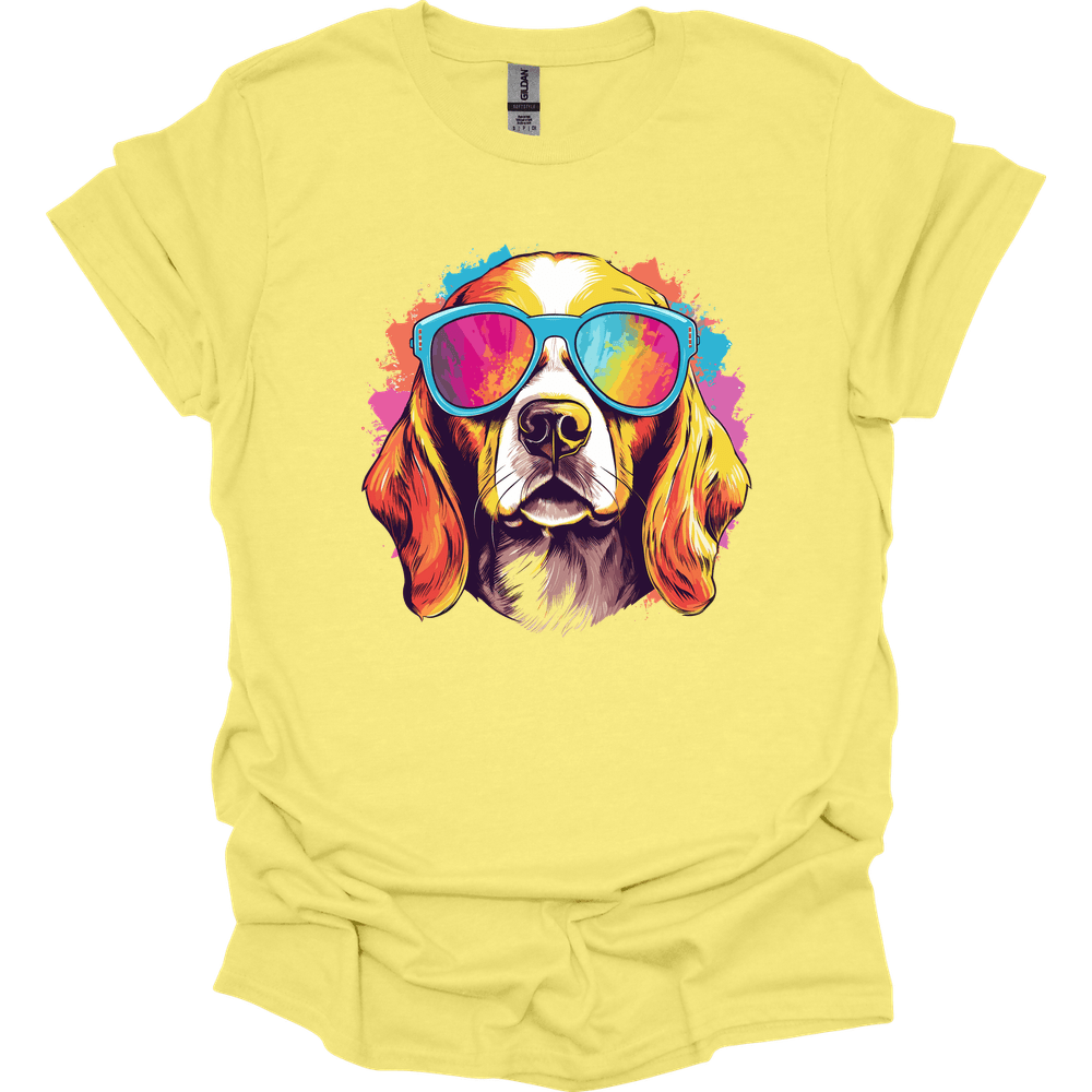 Beagle - Top Dog T-Shirt - Cornsilk