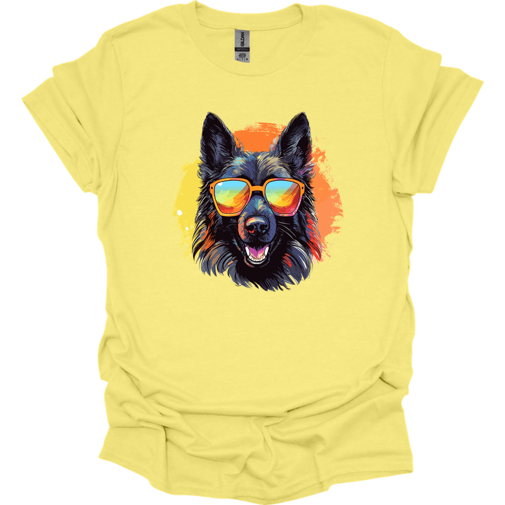 Belgian Sheepdog - Top Dog T-Shirt - Cornsilk