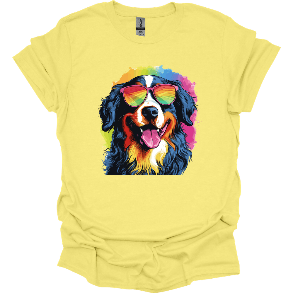 Bernese Mountain - Top Dog T-Shirt - Cornsilk
