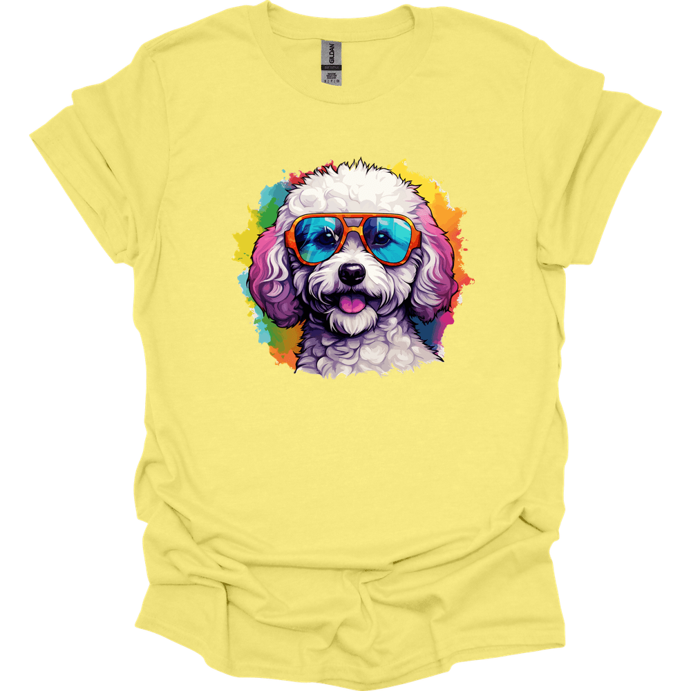 Bichon Frise - Top Dog T-Shirt - Cornsilk
