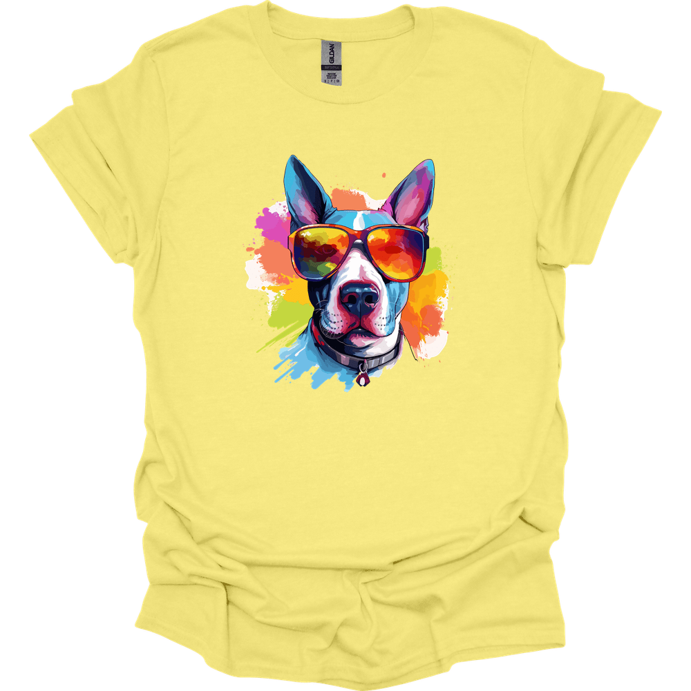 Bull Terrier - Top Dog T-Shirt - Cornsilk