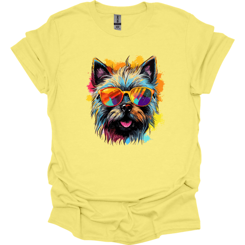 Cairn Terrier - Top Dog T-Shirt - Cornsilk