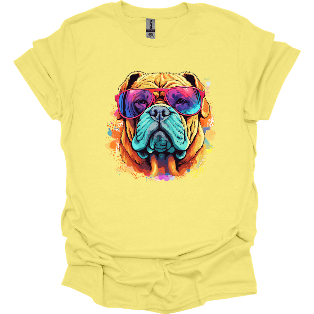 Chinese Shar Pei - Top Dog T-Shirt - Cornsilk
