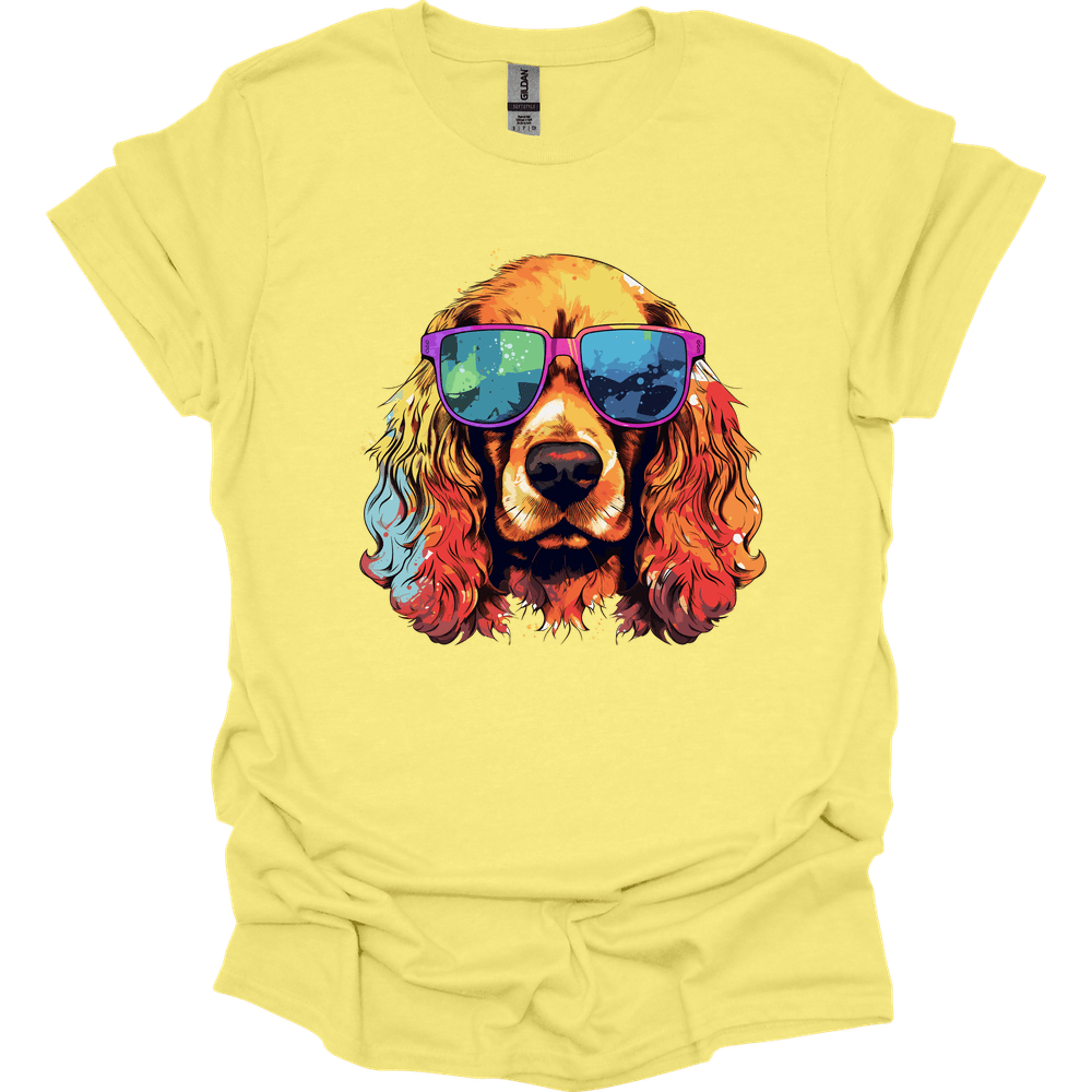 Cocker Spaniel - Top Dog T-Shirt - Cornsilk