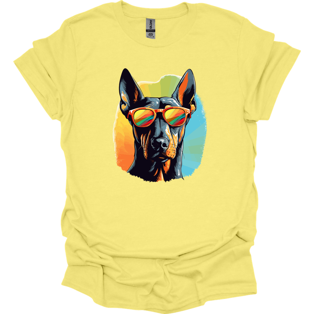 Doberman - Top Dog T-Shirt - Cornsilk