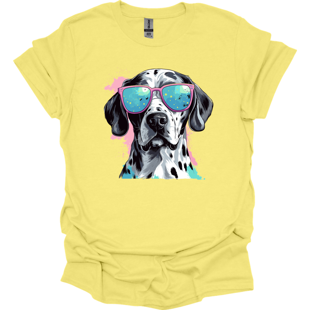 Dalmatian - Top Dog T-Shirt - Cornsilk