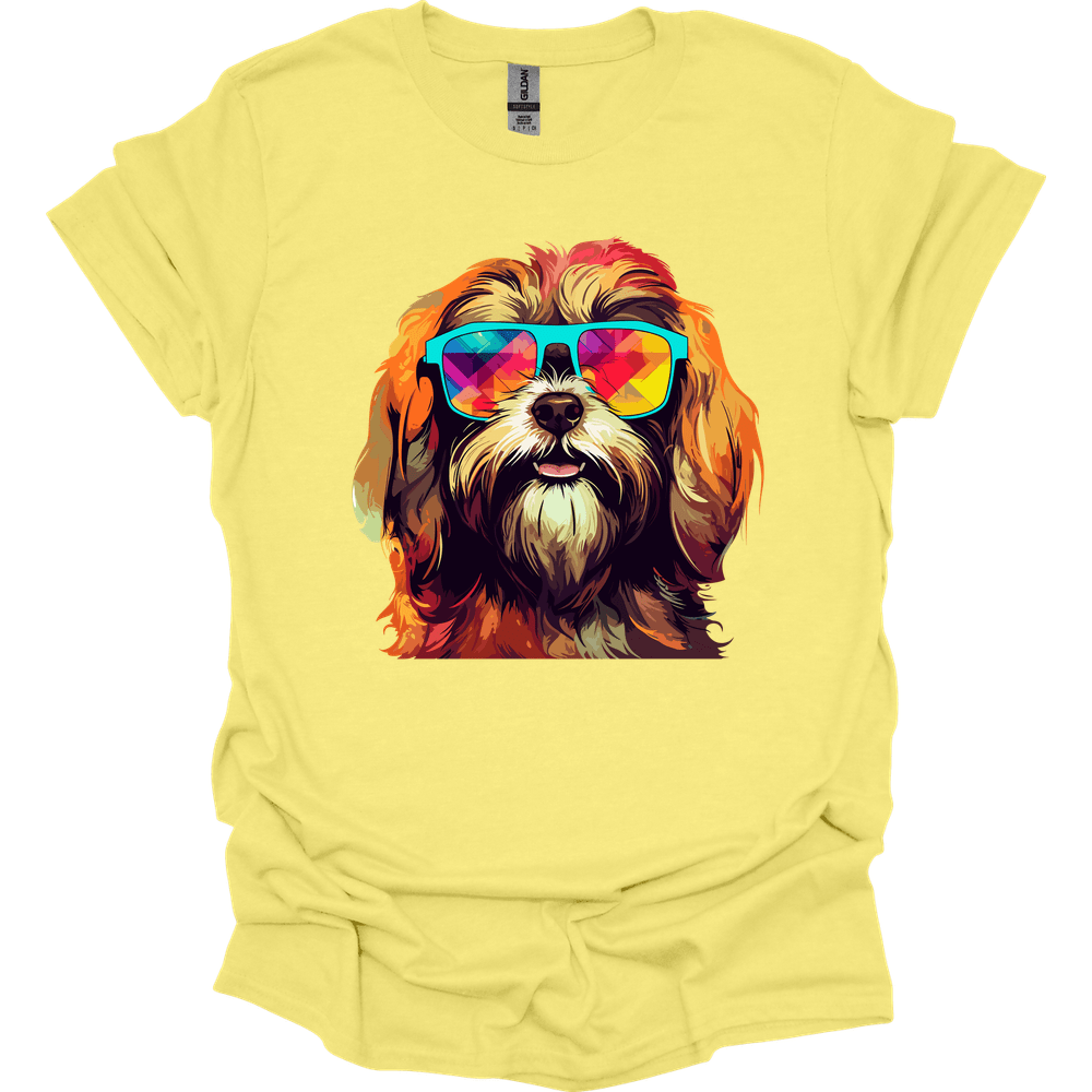 Lhasa Apso - Top Dog T-Shirt - Cornsilk