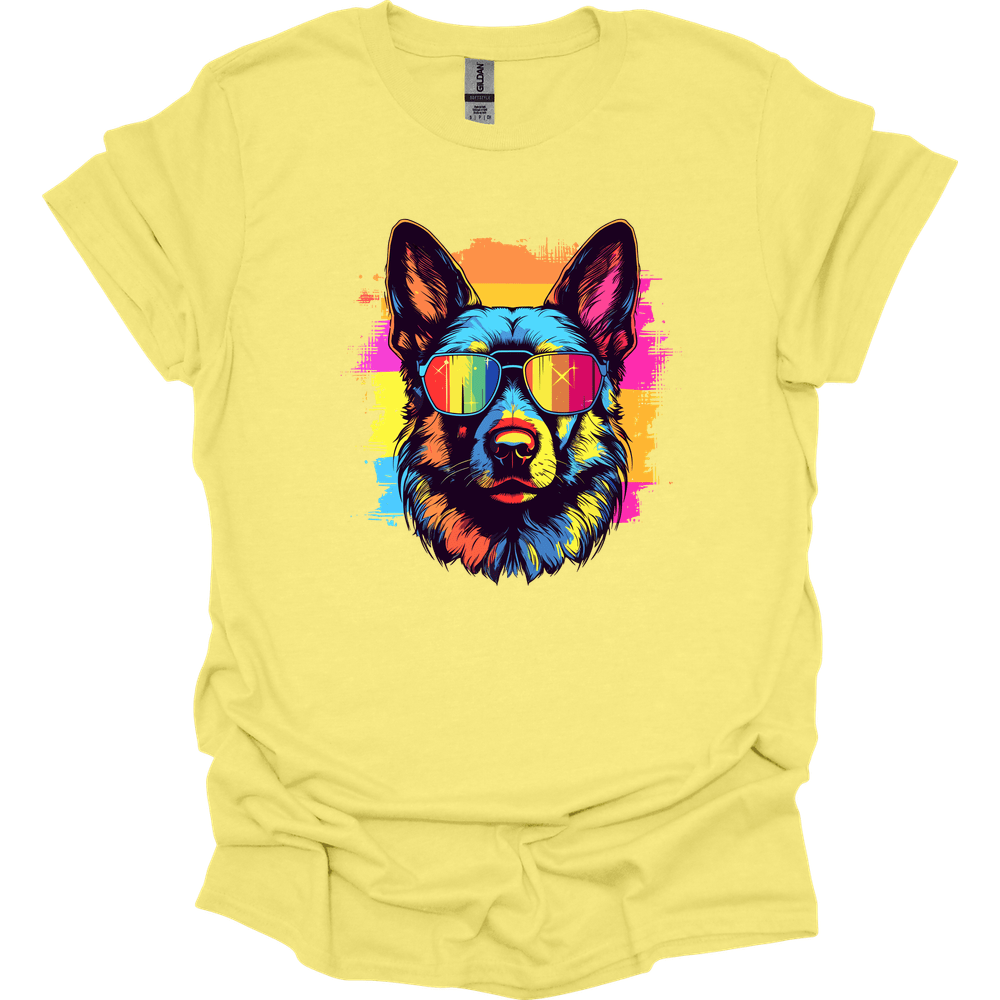 German Shepherd - Top Dog T-Shirt - Cornsilk
