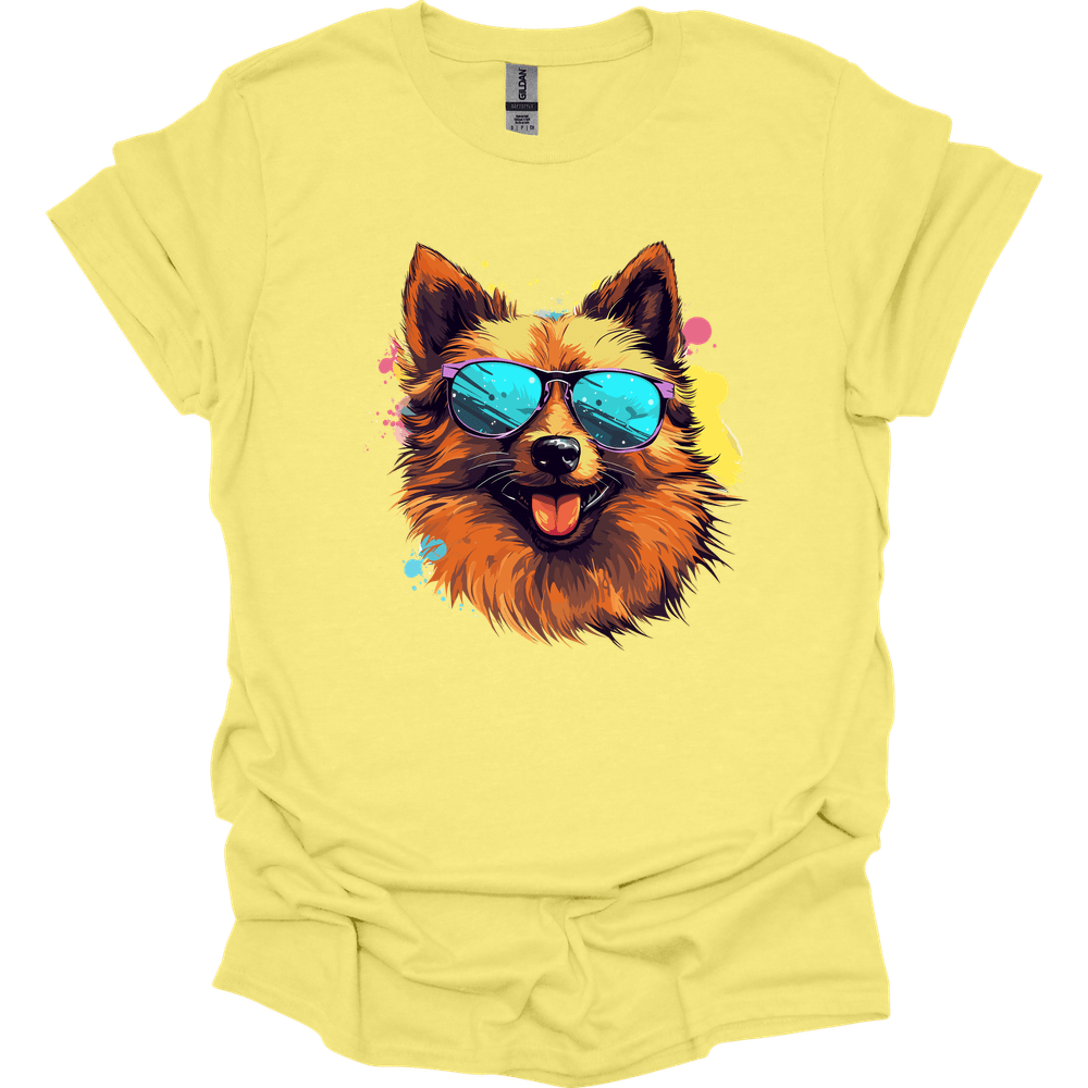 Finnish Spitz - Top Dog T-Shirt - Cornsilk