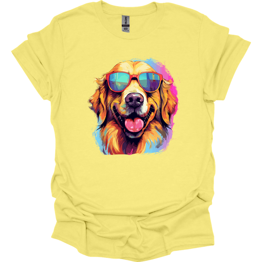 Golden Retriever - Top Dog T-Shirt - Cornsilk