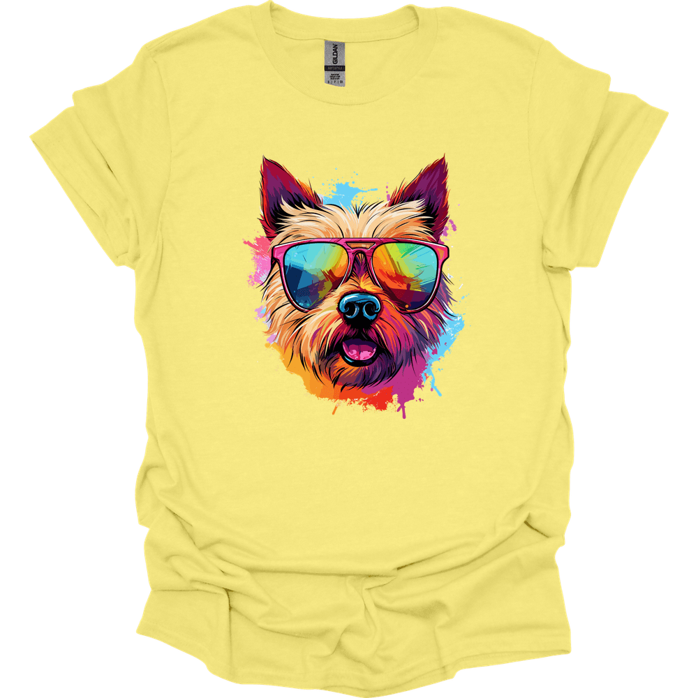 Norwich Terrier - Top Dog T-Shirt - Cornsilk