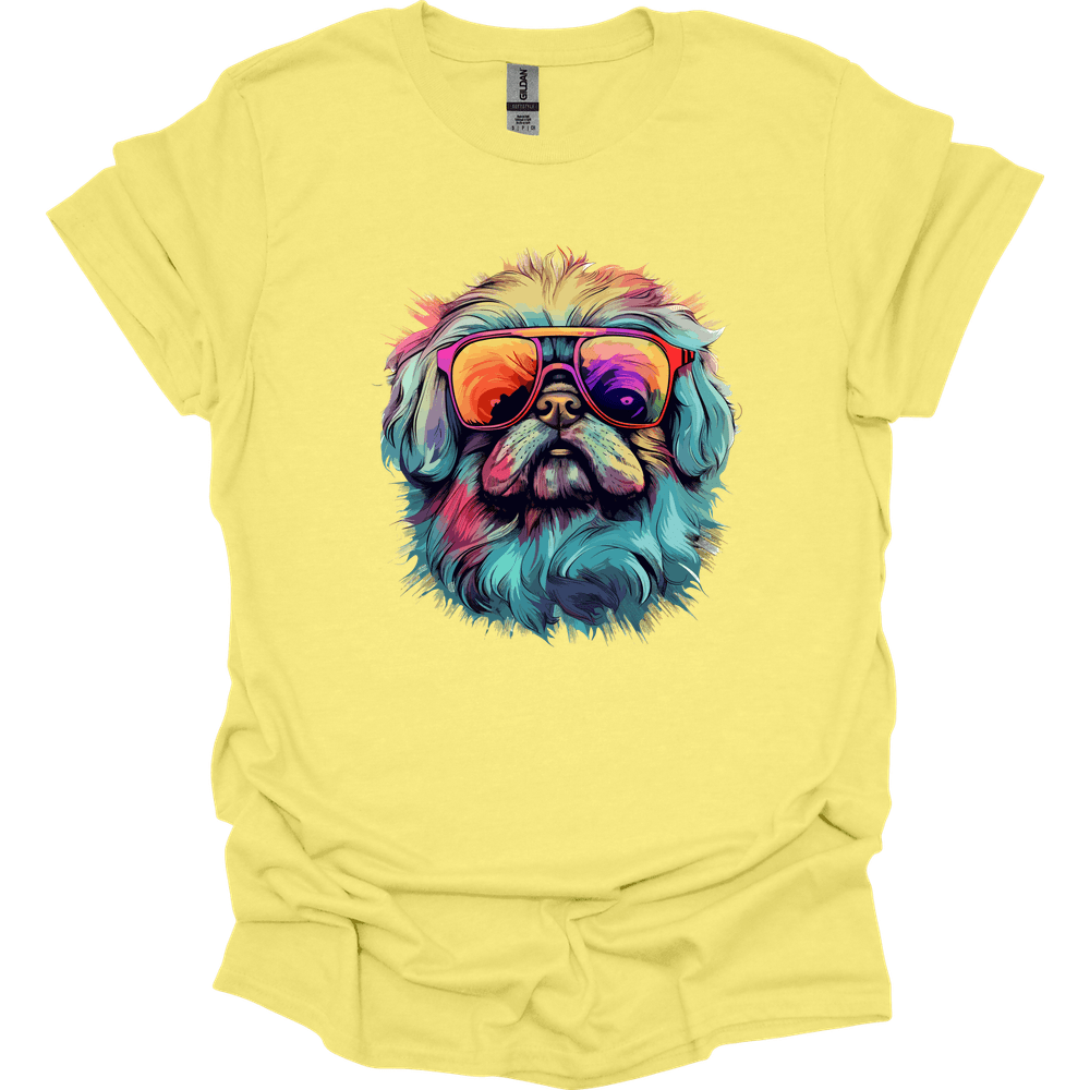 Pekingese - Top Dog T-Shirt - Cornsilk