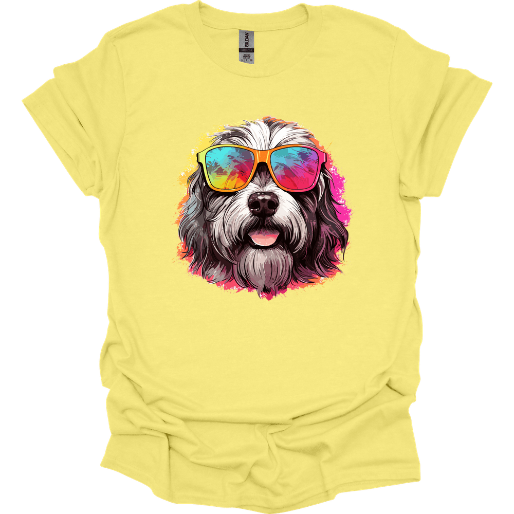 Polish Lowland Sheepdog - Top Dog T-Shirt - Cornsilk