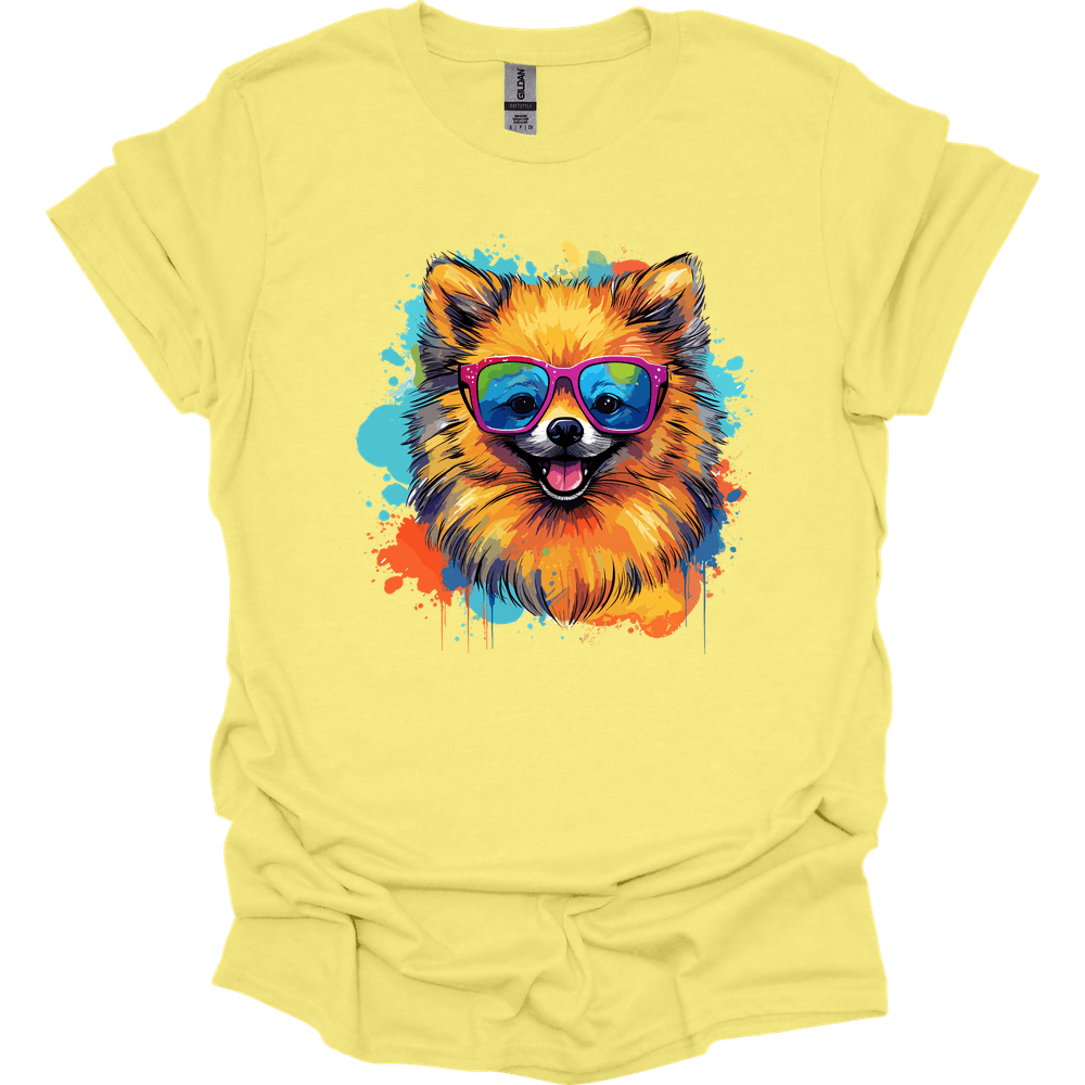 Pomeranian - Top Dog T-Shirt - Cornsilk