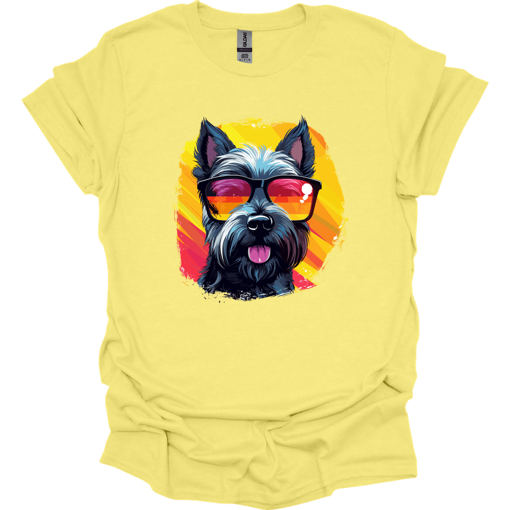 Scottish Terrier - Top Dog T-Shirt - Cornsilk