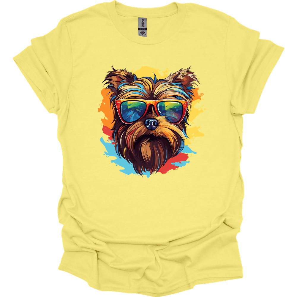 Yorkshire Terrier - Top Dog T-Shirt - Cornsilk