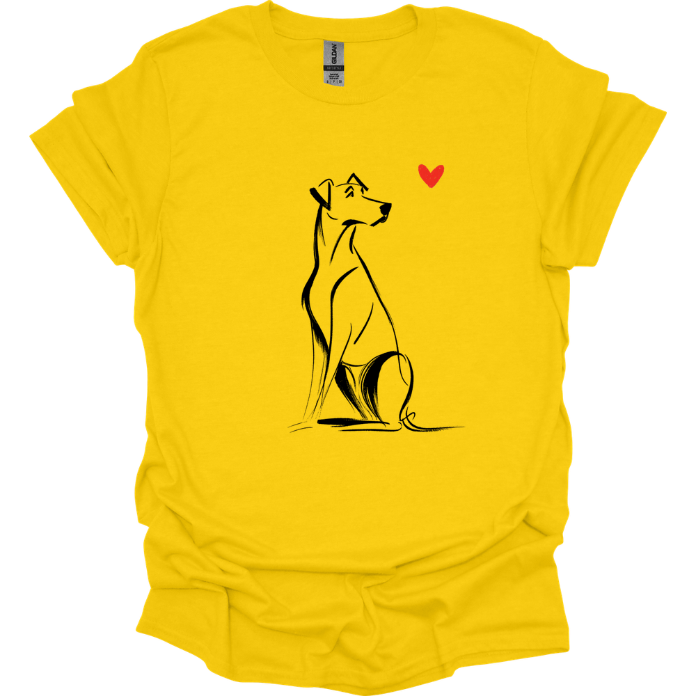 Rhodesian Ridgeback - Sketch Dog T-Shirt - Daisy