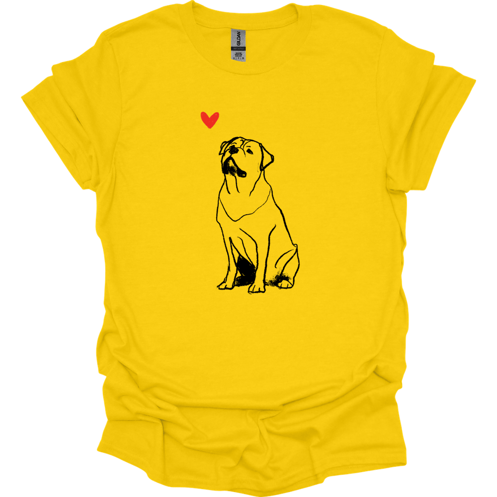 Rottweiler - Sketch Dog T-Shirt - Daisy
