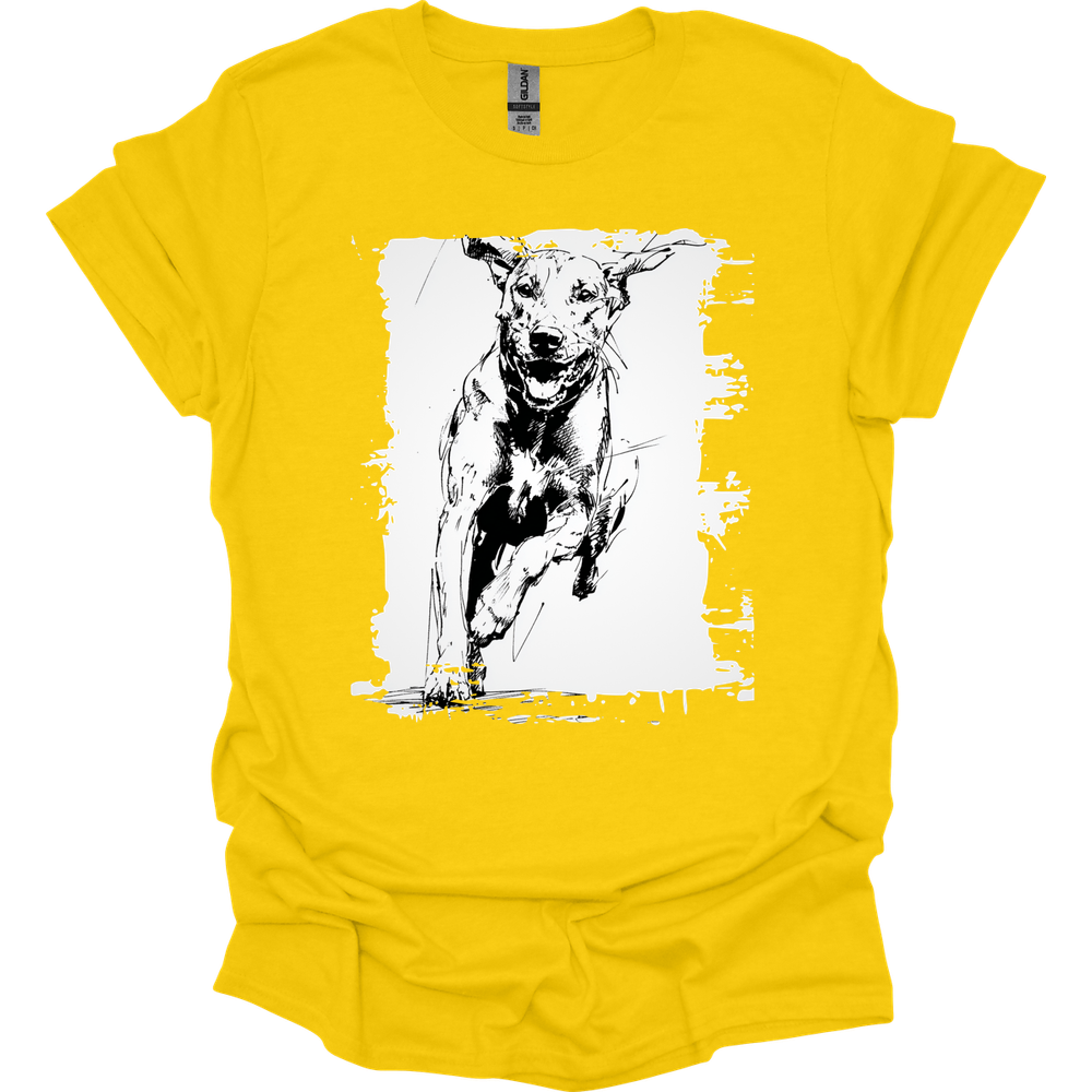 Rhodesian Ridgeback - Running Dog T-Shirt - Daisy