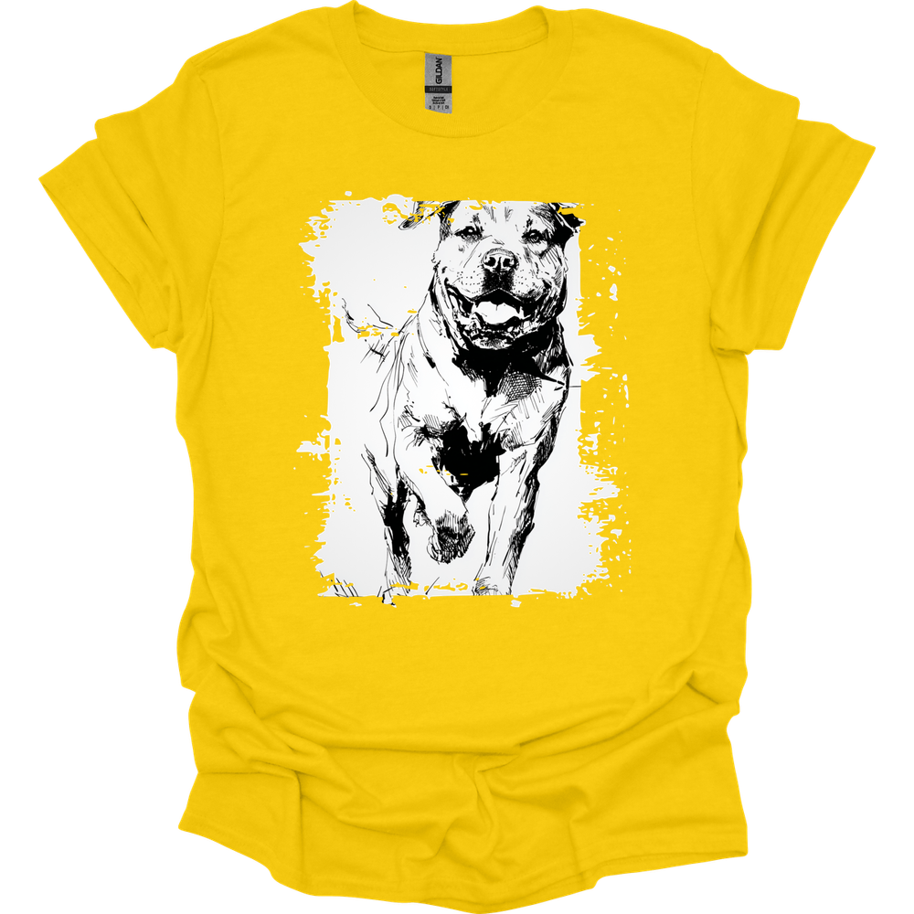 Rottweiler - Running Dog T-Shirt - Daisy