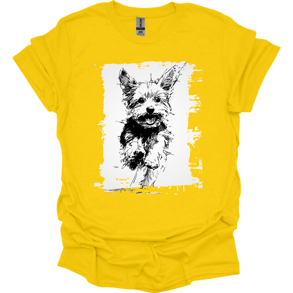 Yorkshire Terrier - Running Dog T-Shirt - Daisy