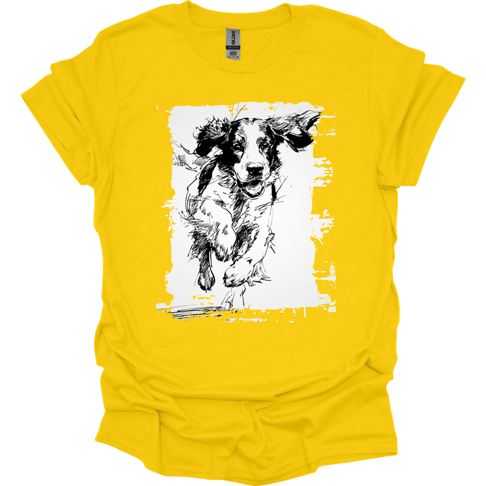 English Springer Spaniel - Running Dog T-Shirt - Daisy