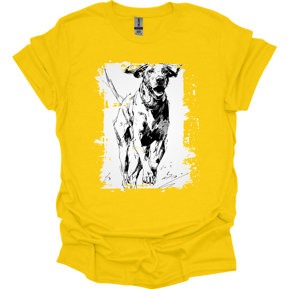 German Shorthaired Pointer - Running Dog T-Shirt - Daisy