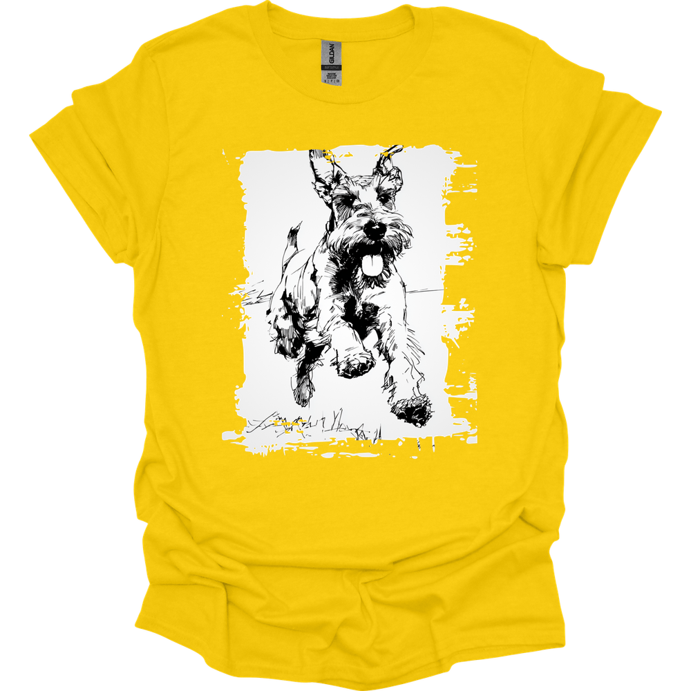 Giant Schnauzer - Running Dog T-Shirt - Daisy