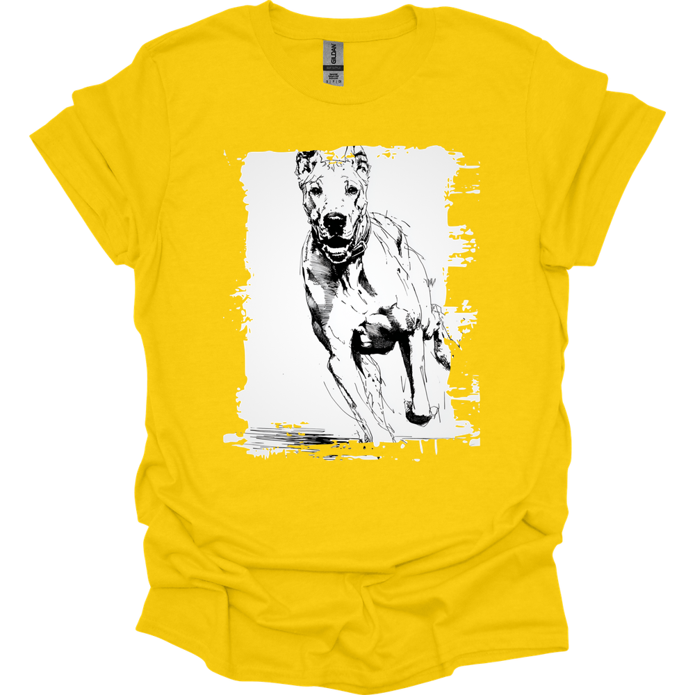 Great Dane - Running Dog T-Shirt - Daisy