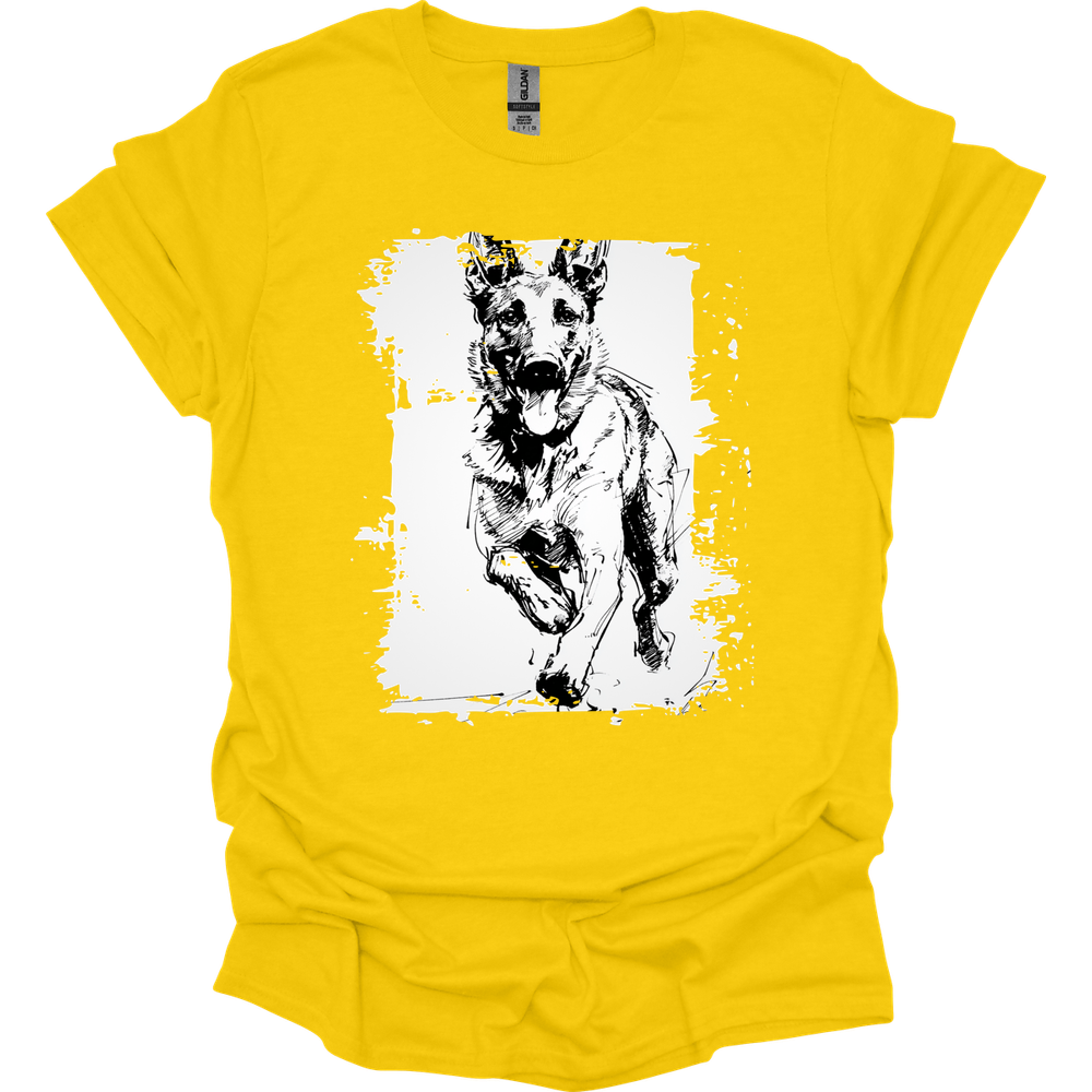 Dutch Shepherd - Running Dog T-Shirt - Daisy