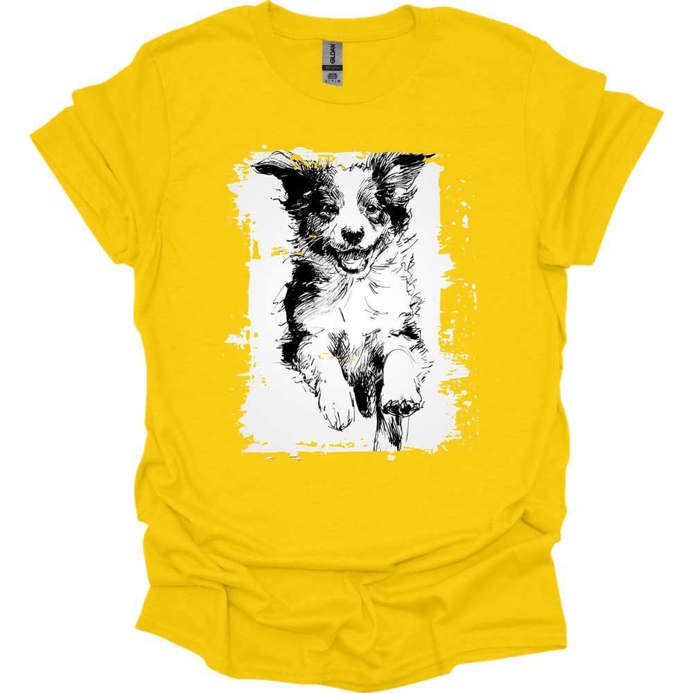 Miniature American Shepherd - Running Dog T-Shirt - Daisy