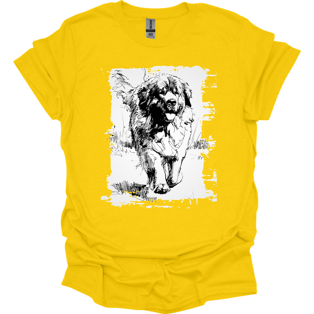 Newfoundland - Running Dog T-Shirt - Daisy