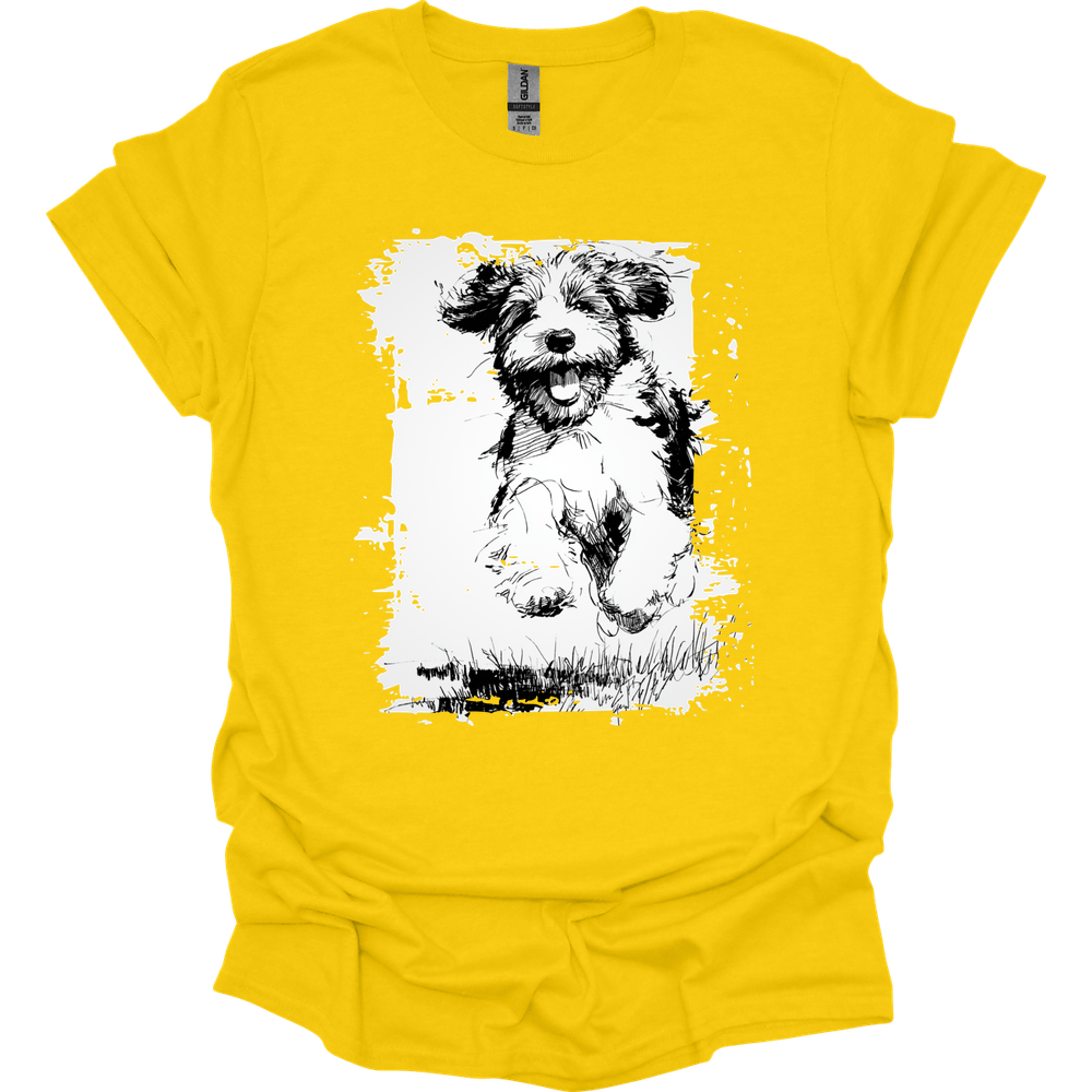 Portuguese Water Dog - Running Dog T-Shirt - Daisy