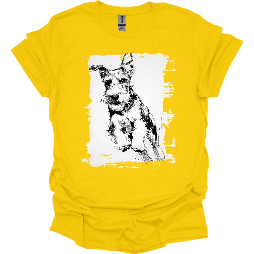Kerry Blue Terrier - Running Dog T-Shirt - Daisy