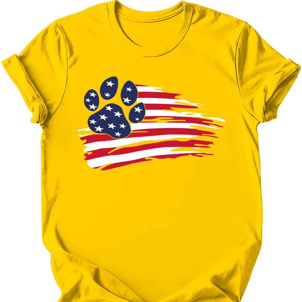 Paws and Stripes T-Shirt - Daisy