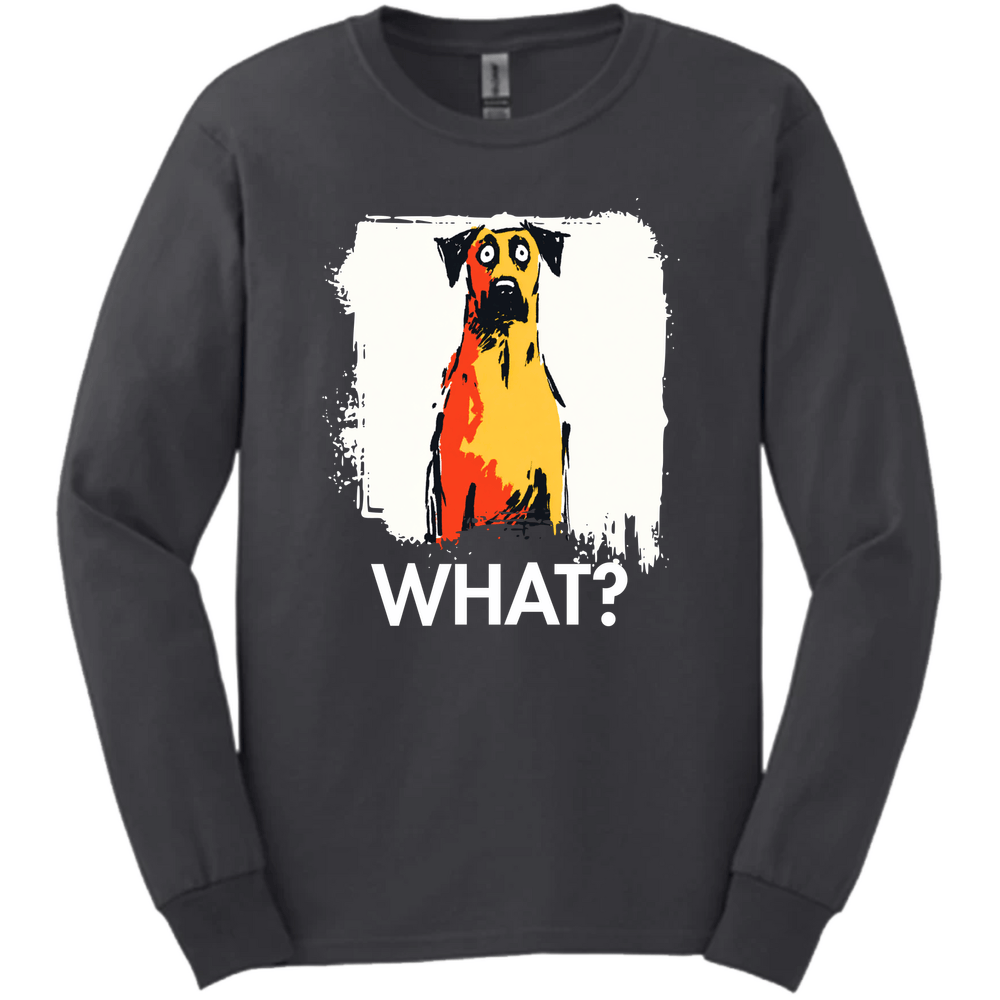 Rhodesian Ridgeback - What Dog Long Sleeve Tee - Dark Heather